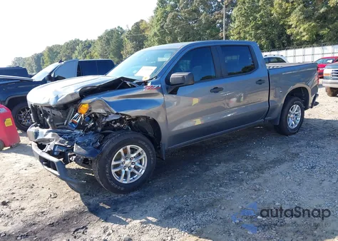 2021 Chevrolet Silverado 1500 4Wd Short Bed Wt z USA, uszkodzony, nr VIN 1GCUYAEF7MZ222128